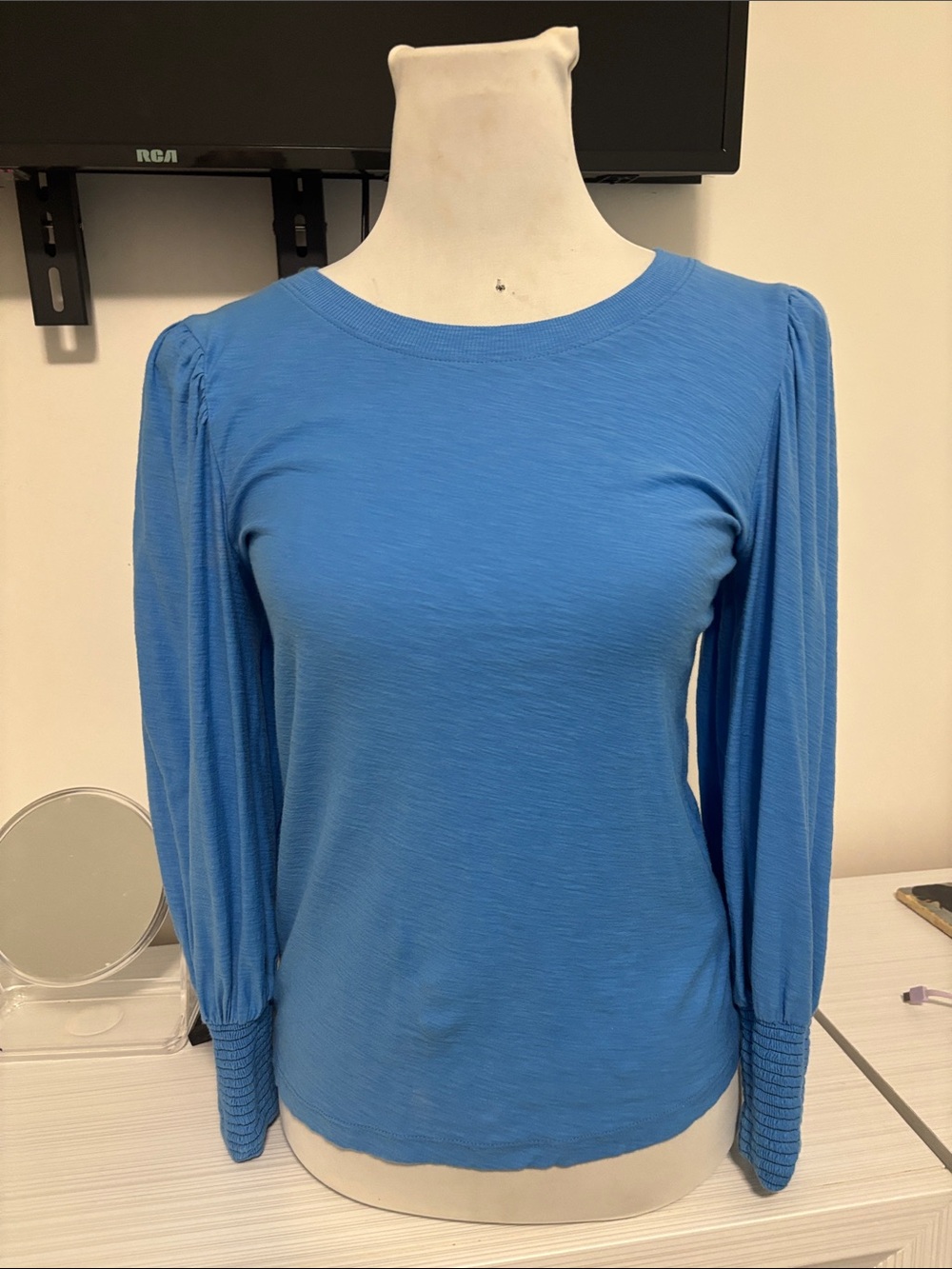 Nation LTD Light Blue Long Sleeve Tee